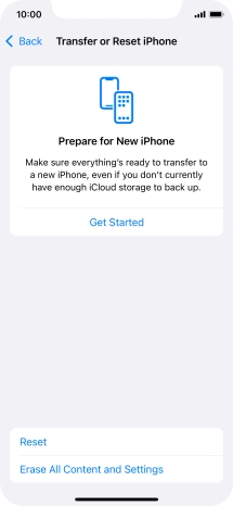 Press Reset. Press Reset.
