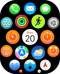 Press the settings icon. Press the settings icon.
