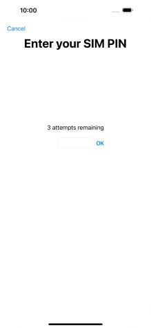 If your SIM is locked, key in your PIN and press OK. If your SIM is locked, key in your PIN and press OK.