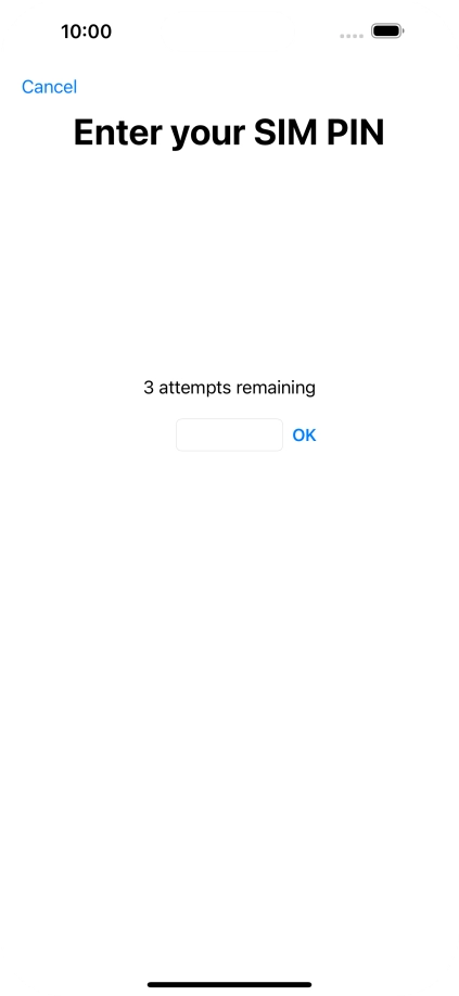 If your SIM is locked, key in your PIN and press OK. If your SIM is locked, key in your PIN and press OK.
