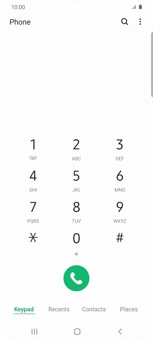 Press the menu icon. Press the menu icon.