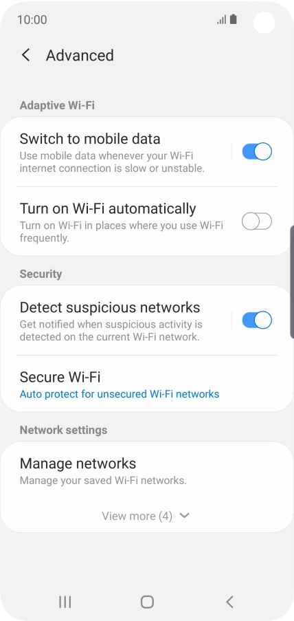 Press the indicator next to Press the indicator next to