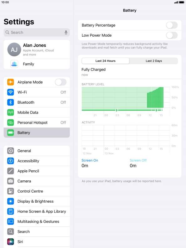 Press the indicator next to Press the indicator next to