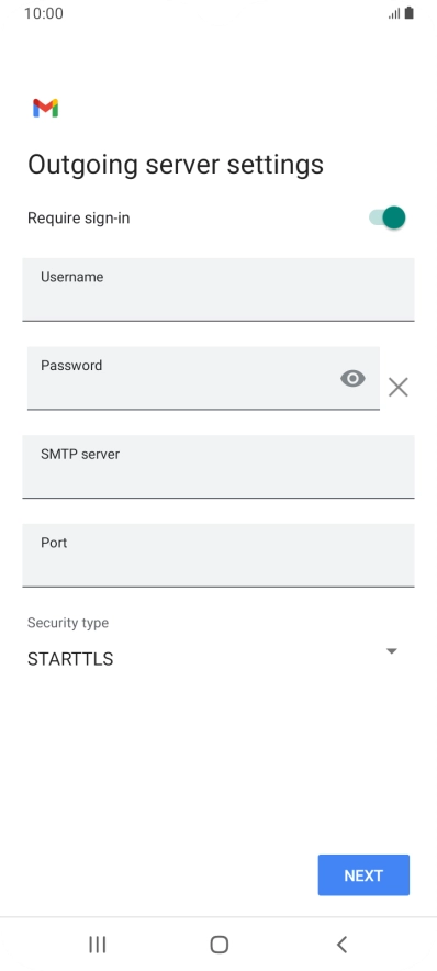 Press the indicator next to Press the indicator next to