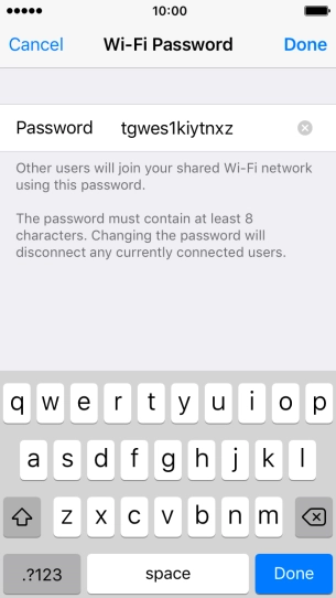 Press Done. Press Done.