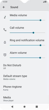 Press Phone ringtone. Press Phone ringtone.