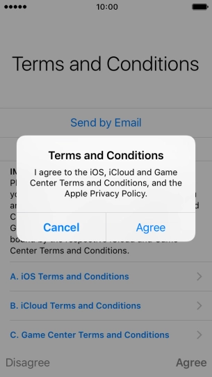 Press Agree. Press Agree.