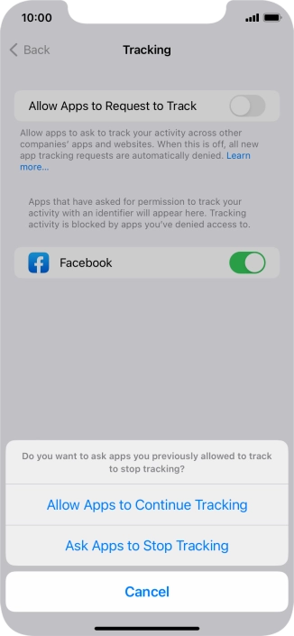 If you turn off the function, press the required setting. If you turn off the function, press the required setting.