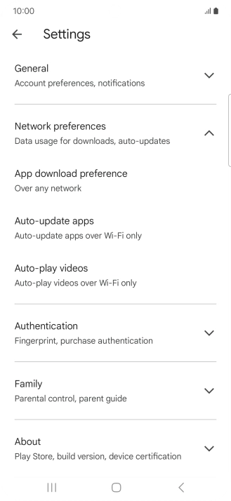 Press Auto-update apps. Press Auto-update apps.
