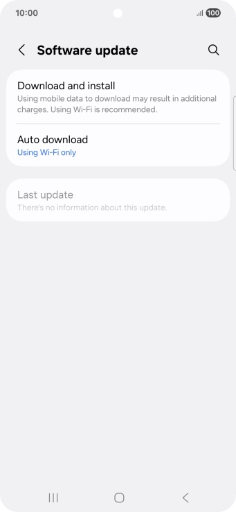 Press Download and install. If a new software version is available, it's displayed. Follow the instructions on the screen to update the phone software. Press Download and install. If a new software version is available, it's displayed. Follow the instructions on the screen to update the phone software.
