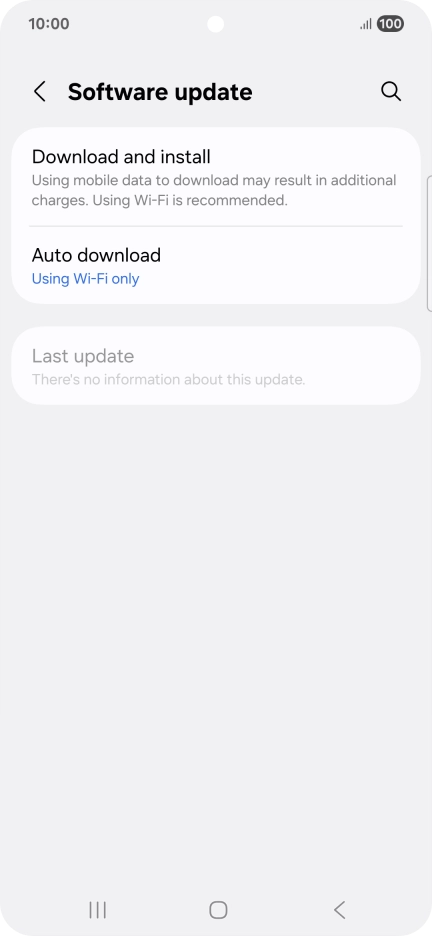 Press Download and install. If a new software version is available, it's displayed. Follow the instructions on the screen to update the phone software. Press Download and install. If a new software version is available, it's displayed. Follow the instructions on the screen to update the phone software.