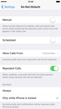 Press the indicator next to Press the indicator next to