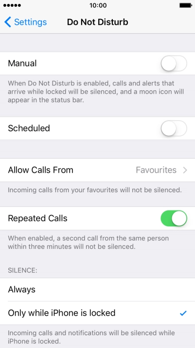 Press the indicator next to Press the indicator next to