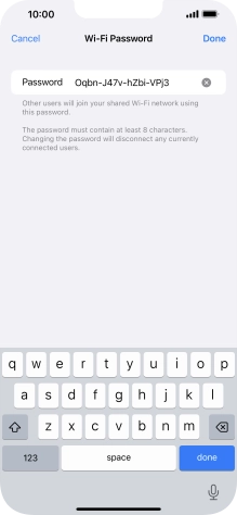 Press Done. Press Done.