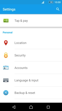 Press Backup & reset. Press Backup & reset.