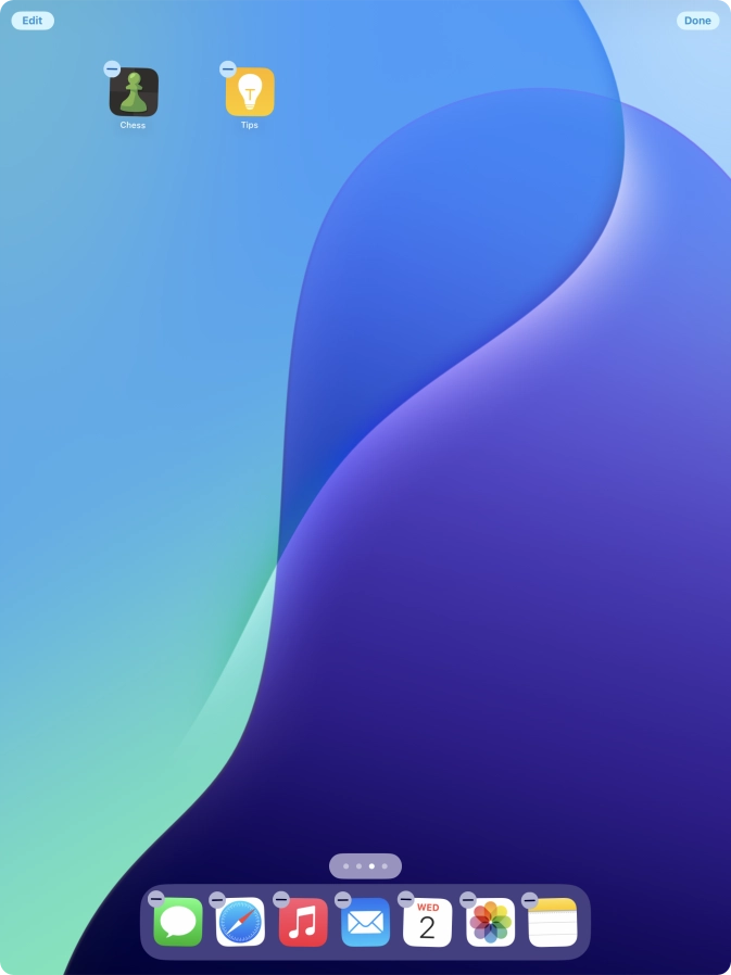 Press Done. Press Done.