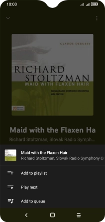 Press Add to playlist. Press Add to playlist.