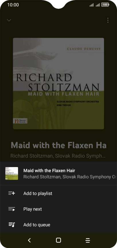 Press Add to playlist. Press Add to playlist.