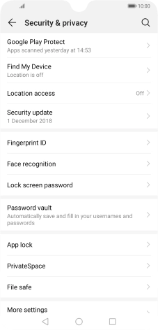 Press More settings. Press More settings.