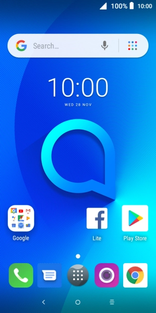 Press the phone icon. Press the phone icon.