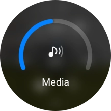 Slide the circle to select the required volume. Slide the circle to select the required volume.