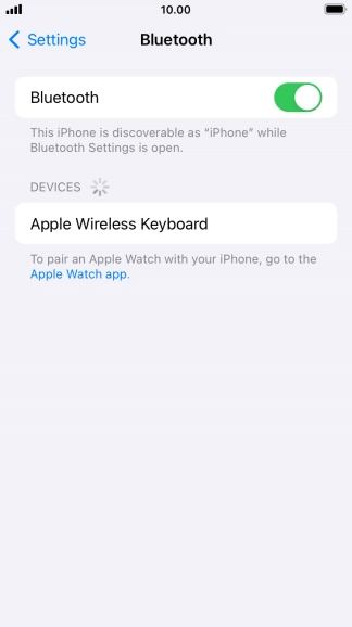 Press the required Bluetooth device and follow the instructions on the screen to pair the device with your phone. Press the required Bluetooth device and follow the instructions on the screen to pair the device with your phone.