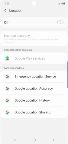 Press the indicator to turn the function on or off. Press the indicator to turn the function on or off.