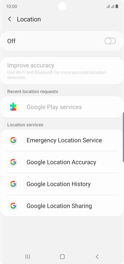Press the indicator to turn the function on or off. Press the indicator to turn the function on or off.