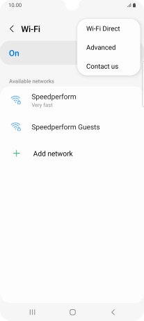 Press Advanced. Press Advanced.