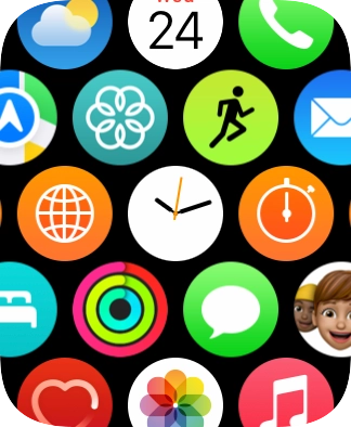 Press the message icon. Press the message icon.