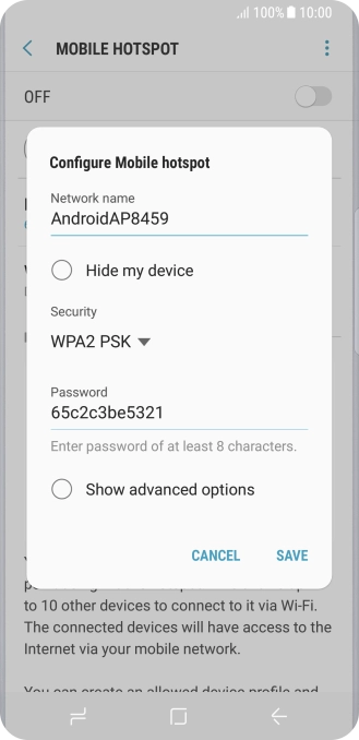 Press the field below Press the field below