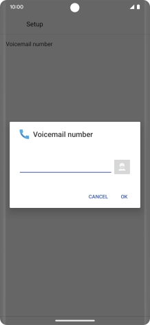 Key in +61414121121 and press OK. Key in +61414121121 and press OK.