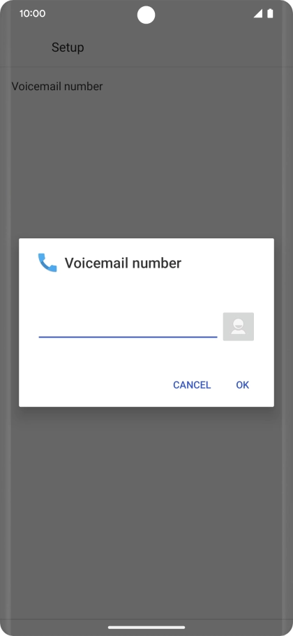 Key in +61414121121 and press OK. Key in +61414121121 and press OK.