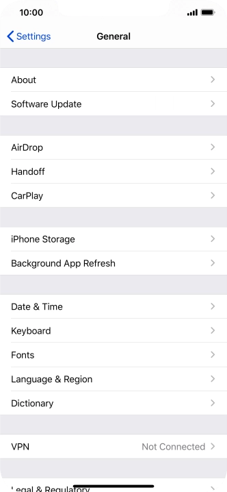 Press iPhone Storage. Press iPhone Storage.
