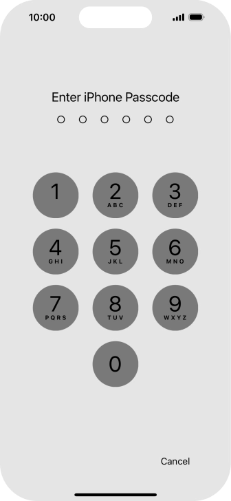 Use the phone lock code you created. The app is now locked. Use the phone lock code you created. The app is now locked.