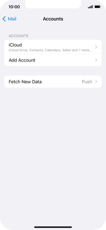 Press Add Account. Press Add Account.