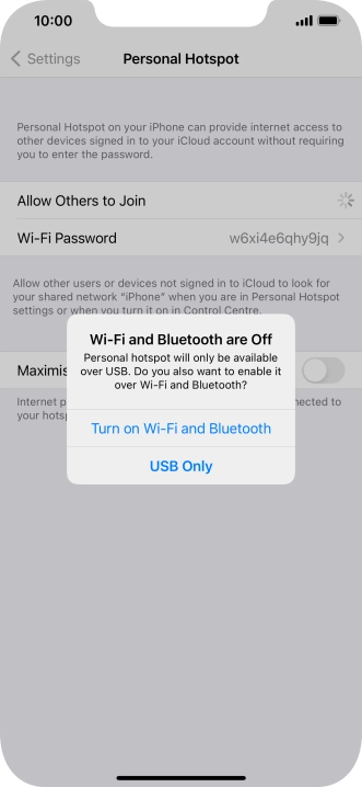 If Wi-Fi is turned off, press Turn on Wi-Fi and Bluetooth. If Wi-Fi is turned off, press Turn on Wi-Fi and Bluetooth.