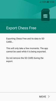 Press MOVE. Press MOVE.