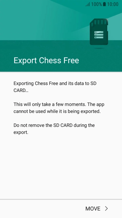 Press MOVE. Press MOVE.