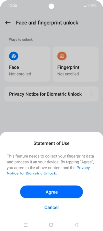 Press Agree. Press Agree.