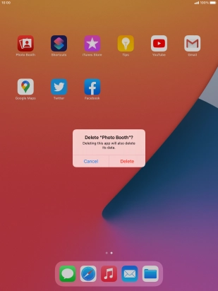 Press Delete. Press Delete.