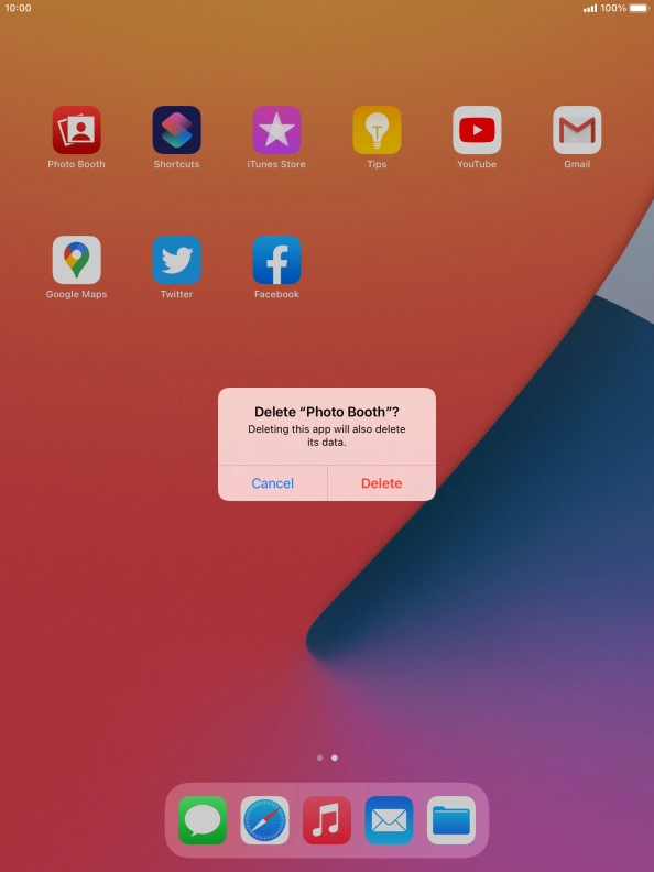 Press Delete. Press Delete.
