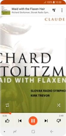 Press arrow right to go to the next audio file. Press arrow right to go to the next audio file.