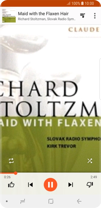 Press arrow right to go to the next audio file. Press arrow right to go to the next audio file.