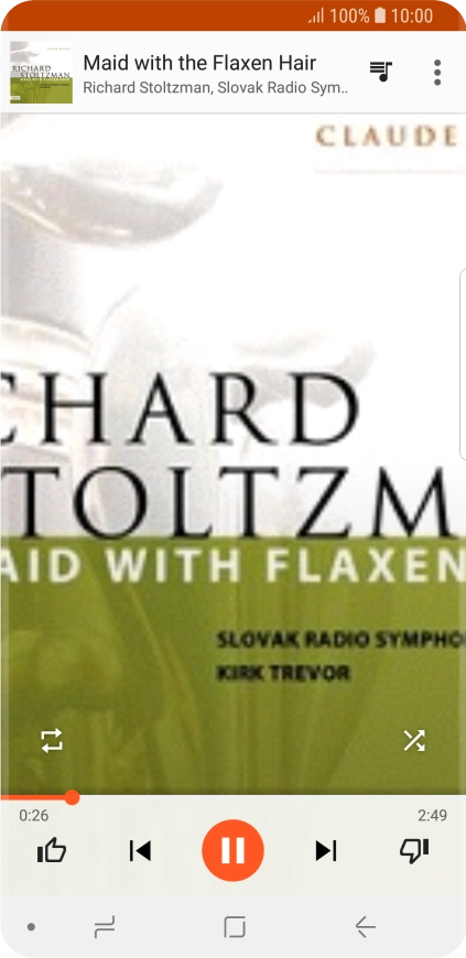 Press arrow right to go to the next audio file. Press arrow right to go to the next audio file.