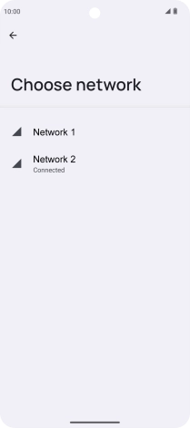 Press arrow left. Press arrow left.