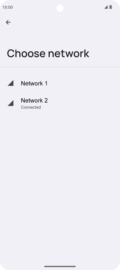 Press arrow left. Press arrow left.