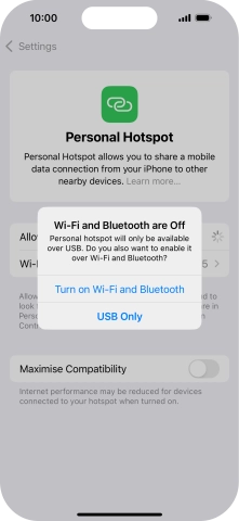 If Wi-Fi is turned off, press Turn on Wi-Fi and Bluetooth. If Wi-Fi is turned off, press Turn on Wi-Fi and Bluetooth.
