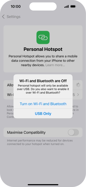 If Wi-Fi is turned off, press Turn on Wi-Fi and Bluetooth. If Wi-Fi is turned off, press Turn on Wi-Fi and Bluetooth.