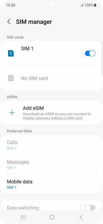 Press Add eSIM. Press Add eSIM.